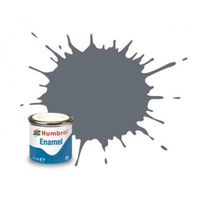 Humbrol Enamel 123 Dark Sea Grey Satin 14mL Paint