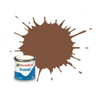 Humbrol Enamel 186 Brown Matt 14mL Paint