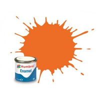 Humbrol Enamel 46 Orange Matt 14mL Paint