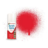 Humbrol Acrylic 9 Gloss Red Spray 150mL Paint