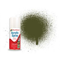 Humbrol Enamel 155 Olive Drab Matt 150mL Spray Paint