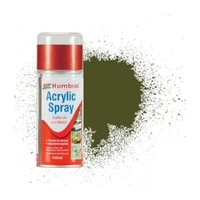 Humbrol Enamel 155 Olive Drab Matt 150mL Spray Paint