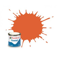 Humbrol Enamel 82 Orange Lining Matt 14mL Paint