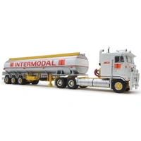 Highway Replicas 1/64 Intermodal Tanker Semi Diecast Model Truck and Trailer