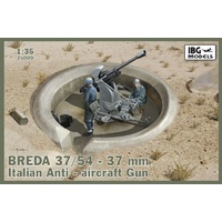 IBG 1/35 BREDA 37/54 37mm Italian Anti-aircraft Gun Plastic Model Kit 35009