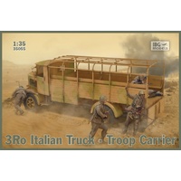 IBG 1/35 3Ro Italian Truck Troop Carrier Plastic Model Kit 35055
