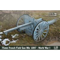 IBG 1/35 75mm French Field Gun Mle 1897 - World War I Plastic Model Kit 35067
