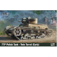 IBG 1/35 7TP Polish Tank-Twin Turret Plastic Model Kit 35071