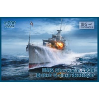 IBG 700-08 1/700 HMS Glowworm 1938 British G-class destroyer     Plastic Model Kit