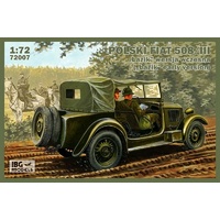 IBG 72007 1/72 Polski Fiat 508/III "?azik" wersja wczesna ("?azik" early version) Plastic Model Kit