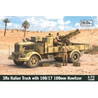 IBG 72098 1/72 3Ro Italian Truck with 100/17 100mm Howitzer Plastic Model Kit