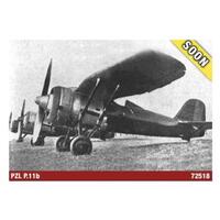 IBG 1/72 PZL P.11b Fighter Romanian Service Plastic Model Kit 72518