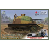 IBG E3502 1/35 TKS Polish Tankette with machine gun (inc. quick build tracks and Hataka paint set)