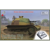IBG E3504 1/35 TKS Polish Tankette with machine gun (includes quick build tracks) Plastic Model Kit