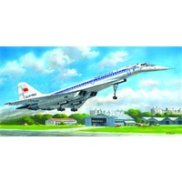 ICM 1/144 Tupolev-144D "Charger", Soviet Supersonic Passenger Aircraft Plastic Model Kit 14402