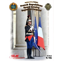 ICM 1/16 French Republican Guard Cavalry Regiment Corporal Plastic Model Kit 16007