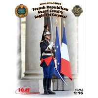 ICM 1/16 French Republican Guard Cavalry Regiment Corporal 16007 Plastic Model Kit