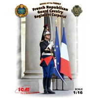 ICM 1/16 French Republican Guard Cavalry Regiment Corporal Plastic Model Kit