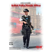ICM 1/16 British Police Female Officer Plastic Model Kit