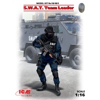 ICM 1/16 S.W.A.T. Team Leader Plastic Model Kit 16101