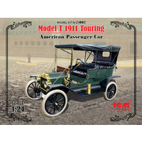 ICM 1/24 Model T 1911 Touring, American Passenger Car Plastic Model Kit 24002