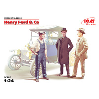 ICM 1/24 Henry Ford&Co (3 figures) Plastic Model Kit 24003