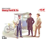 ICM 1/24 Henry Ford & Co (3 Figures) Plastic Model Kit