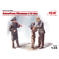 ICM 1/24 American Firemen (1910s) (2 figures) Plastic Model Kit 24005