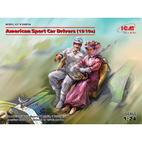 ICM 1/24 USA Sport Car Drivers (1910s) 24014 Plastic Model Kit