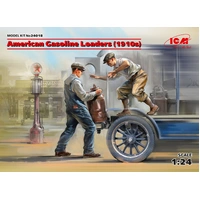 ICM 1/24 American Gasoline Loaders (1910s) (2 Figures) Plastic Model Kit
