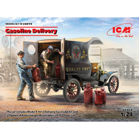 ICM 1/24 Gas Delivery, Model T 1912 w/Fig Plastic Model Kit 24019