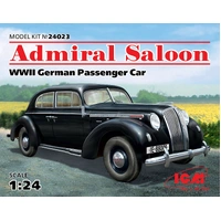 ICM 1/24 Admiral Saloon WWII German Passenger Car Plastic Model Kit
