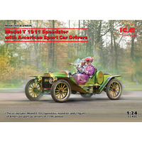 ICM 1/24 Model T 1913 Speedster w/US drivers Plastic Model Kit 24026