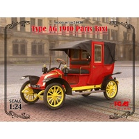 ICM 1/24 Type AG 1910 Paris Taxi 24030 Plastic Model Kit