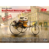 ICM 1/24 Benz Patent-Motorwagen 1886 (EASY version = plastic wheel-spokes) Plastic Model Kit