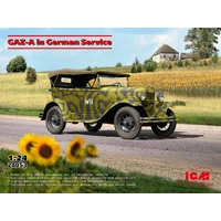 ICM 1/24 GAZ-A in German Service Plastic Model Kit