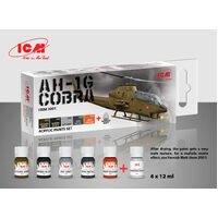ICM Acrylic paint set for AH-1G Cobra (early)
