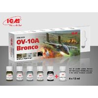 ICM OV-10A Bronco 6 Colour Acrylic Paint Set 3008