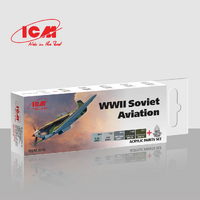 ICM Acrylic Paint set - WWII Soviet Aviation