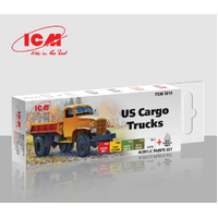 ICM Acrylic paint set for USA cargo trucks