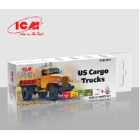 ICM Acrylic Paint Set: US Cargo Trucks - 6 Colours