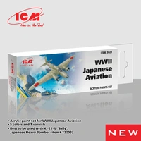 ICM Acrylic Paint Set: WWII Japanese Aviation - 6 Colours