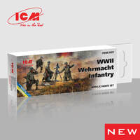 ICM 1/32 WWII Wehrmacht Infantry Plastic Model Kit