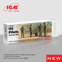 ICM 1/32 US Helicopter Pilots (Vietnam War) Plastic Model Kit