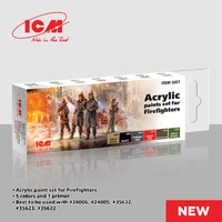 ICM Acrylic Paint Set: Firefighters - 6 Colours