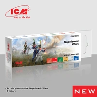 ICM Acrylic Paint Set: Napoleonic Wars - 6 Colours