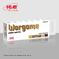 ICM Acrylic Paint Set: Wargame Color Set # 2 - 6 Colours