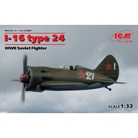 ICM 1/32 I-16 type 24, WWII Soviet Fighter 32001 Plastic Model Kit