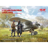 ICM 1/32 I-153 w/Soviet Pilots (1939-1942) Plastic Model Kit 32013
