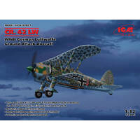 ICM 1/32 CR 42 LW German Luftwaffe G.A.A. Plastic Model Kit 32021